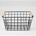 Metal Wire Storage Basket with Handle Size 24 cm X 13 cm X 17 cm Storage and organization Storage Hooks & Racks