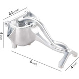 Metallic Manual Juicer – Heavy Duty Citrus Press for Fresh Juice Extraction