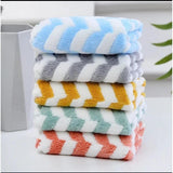Microfiber Kitchen Towels 5-Piece Set (Multicolor) Kitchen Linen Shop Towels & General-Purpose Cleaning Cloths