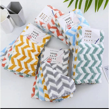 Microfiber Kitchen Towels | 5pc Set | Multicolor Kitchen Linen Kitchen Towels