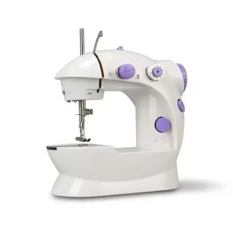 Mini Sewing Machine with Light, Cutter, and Foot Pedal – Portable Home Sewing Tool