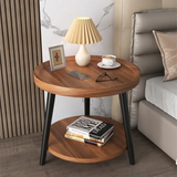 Minimalist Two-Layer Coffee Side Table Stool