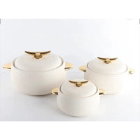 Modern European Style Luxurious Insulated Hotpots Set Hotpot Plate & Dish Warmers