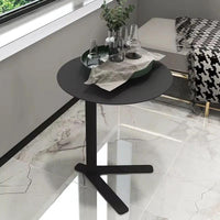 Modern Iron Frame Accent Side Table 60cm Height with 40cm Diameter Premium Quality Accent Tables