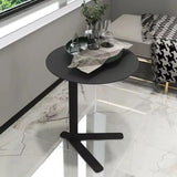 Modern Iron Frame Accent Side Table 60cm Height with 40cm Diameter Premium Quality Accent Tables