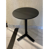 Modern Iron Frame Accent Side Table 60cm Height with 40cm Diameter Premium Quality Accent Tables