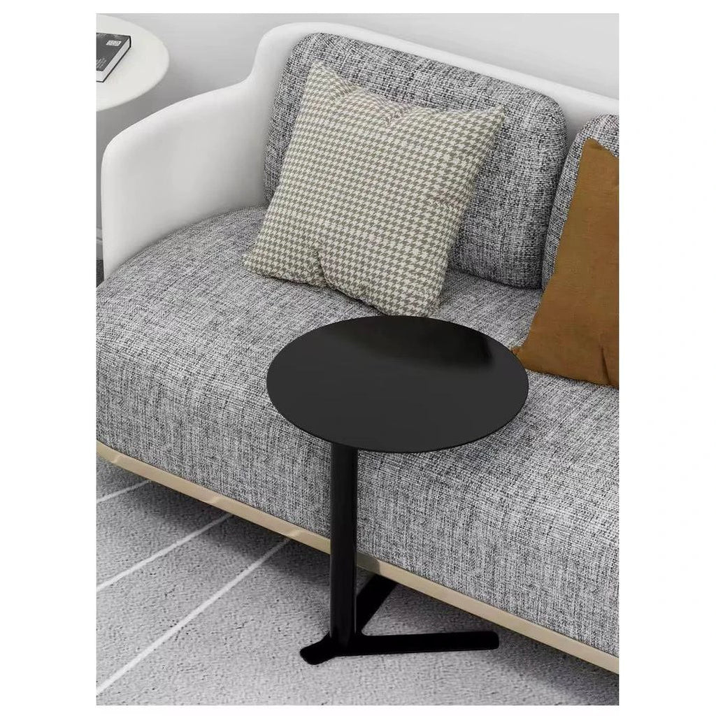 Modern Iron Frame Accent Side Table 60cm Height with 40cm Diameter Premium Quality Accent Tables