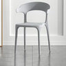 Modern Minimalist Plastic Dining Chair – Sleek Lightweight Design