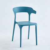 Modern Minimalist Plastic Dining Chair – Sleek Lightweight Design