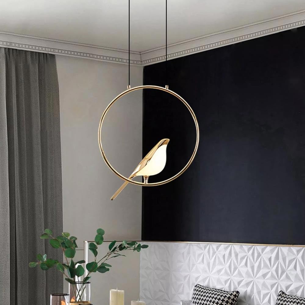 Modern Nature Bird Design LED Chandelier Light for Living Room