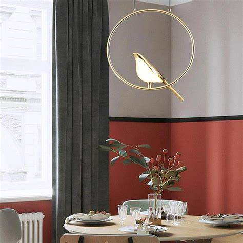 Modern Nature Bird Design LED Chandelier Light for Living Room