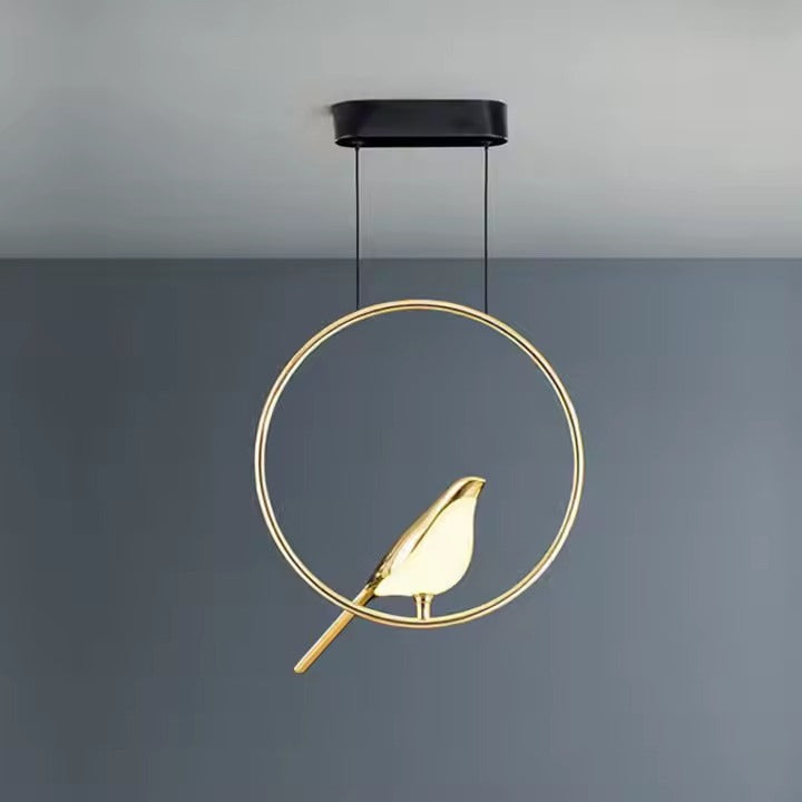 Modern Nature Bird Design LED Chandelier Light for Living Room