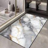 Modern Super Absorbent Anti-Slip Diatom Mud Bathmat – 50x80cm | Fast-Dry Rubber-Backed Bathroom Mat