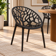 Branch-Pattern Chair Set Of Two Chair Set Dining Chairs