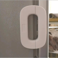 Multi Function Safety Lock for Refrigerators and Cabinets – Keyed Latch Design Safety Cabinet Locks