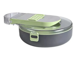 Multi Functional 9pcs Vegetable Chopper Cutter Green PP Kitchen Prep Set Kitchen Slicers
