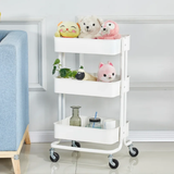 Multi Functional Movable Trolley Storage Rack |84 × 45 × 35 cm Shelving Units Utensil & Flatware Trays