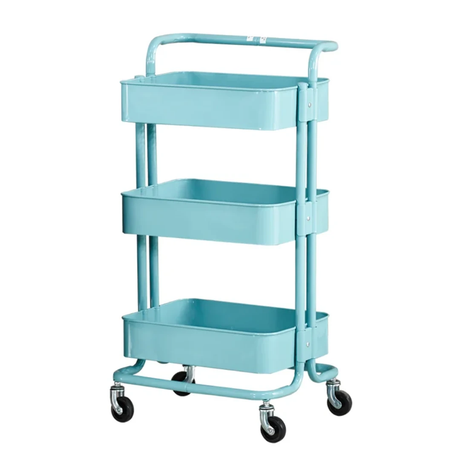 Multi Functional Movable Trolley Storage Rack |84 × 45 × 35 cm Shelving Units Utensil & Flatware Trays