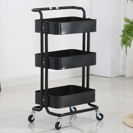 Multi Functional Movable Trolley Storage Rack |84 × 45 × 35 cm Shelving Units Utensil & Flatware Trays