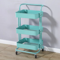 Multi Functional Movable Trolley Storage Rack |84 × 45 × 35 cm Shelving Units Utensil & Flatware Trays