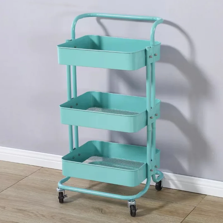Multi Functional Movable Trolley Storage Rack |84 × 45 × 35 cm Shelving Units Utensil & Flatware Trays