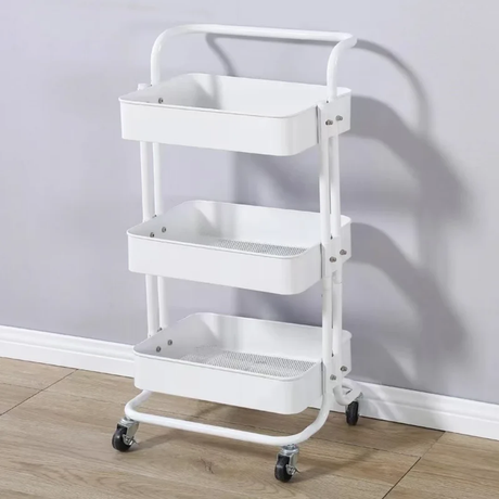 Multi Functional Movable Trolley Storage Rack |84 × 45 × 35 cm Shelving Units Utensil & Flatware Trays