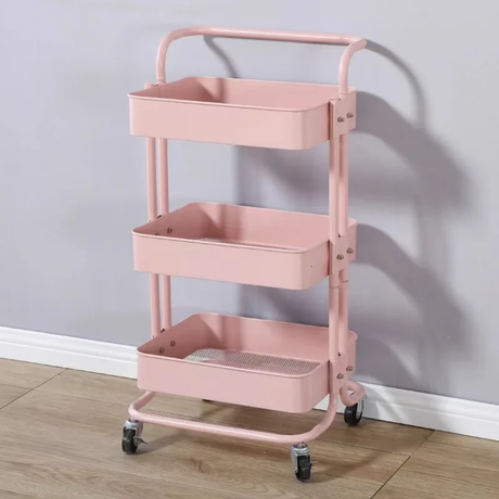 Multi Functional Movable Trolley Storage Rack |84 × 45 × 35 cm Shelving Units Utensil & Flatware Trays