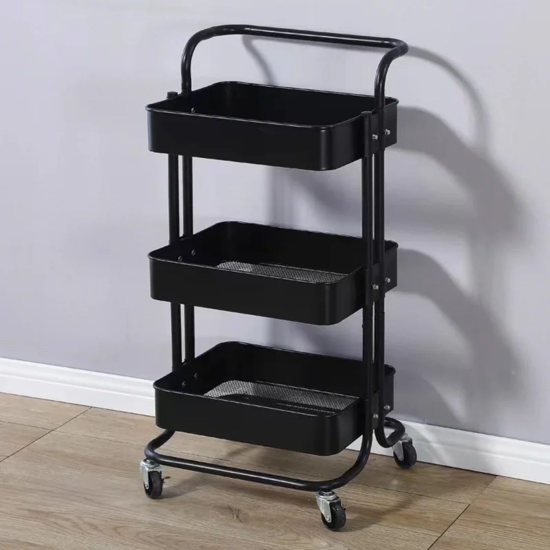 Multi Functional Movable Trolley Storage Rack |84 × 45 × 35 cm Shelving Units Utensil & Flatware Trays