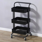 Multi Functional Movable Trolley Storage Rack |84 × 45 × 35 cm Shelving Units Utensil & Flatware Trays