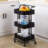 Multi Functional Movable Trolley Storage Rack |84 × 45 × 35 cm Shelving Units Utensil & Flatware Trays