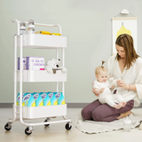 Multi Functional Movable Trolley Storage Rack |84 × 45 × 35 cm Shelving Units Utensil & Flatware Trays