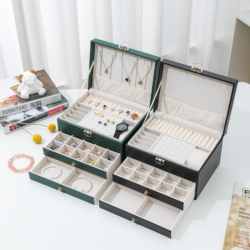 Multi-Layer Jewelry Storage Box – Large Capacity Organizer Case