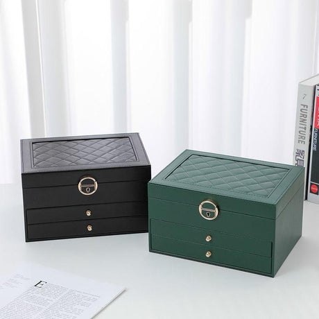 Multi-Layer Jewelry Storage Box – Large Capacity Organizer Case