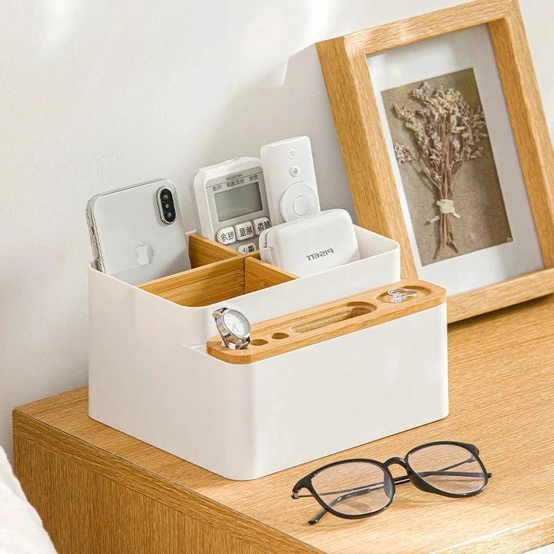 Multi Purpose Desktop Organizer with Dividers | Remote Control Storage Storage and organization Desktop Organizers