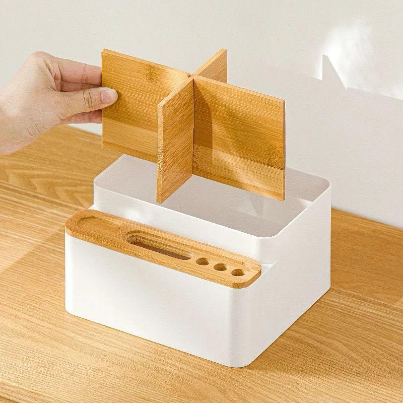 Multi Purpose Desktop Organizer with Dividers | Remote Control Storage Storage and organization Desktop Organizers