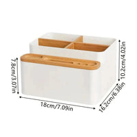 Multi Purpose Desktop Organizer with Dividers | Remote Control Storage Storage and organization Desktop Organizers