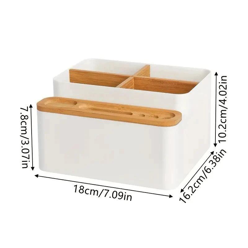 Multi Purpose Desktop Organizer with Dividers | Remote Control Storage Storage and organization Desktop Organizers