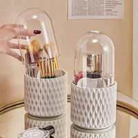 Multifunction 360° Rotating Organizer Holder for Makeup Brushes, Pens, and Desktop Storage Makeup Organizers Household Storage Caddies