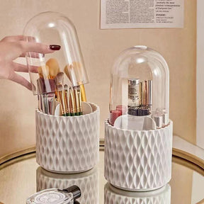 Multifunction 360° Rotating Organizer Holder for Makeup Brushes, Pens, and Desktop Storage Makeup Organizers Household Storage Caddies