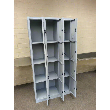 Multifunctional 12-Door Metal Staff Locker – Office & Bedroom Wardrobe Safe Locker, Durable Iron Storage Cabinet | Offices, Bedrooms, Schools, Gyms, & Staff Rooms