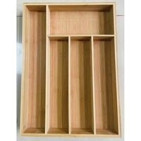 Multifunctional Bamboo Drawer Organizer Eco Friendly & Durable Kitchen utensils Household Drawer Organizer Inserts