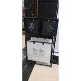 Multifunctional Laundry Basket with 3 Sorting Slots Socks, Underwear & General Laundry