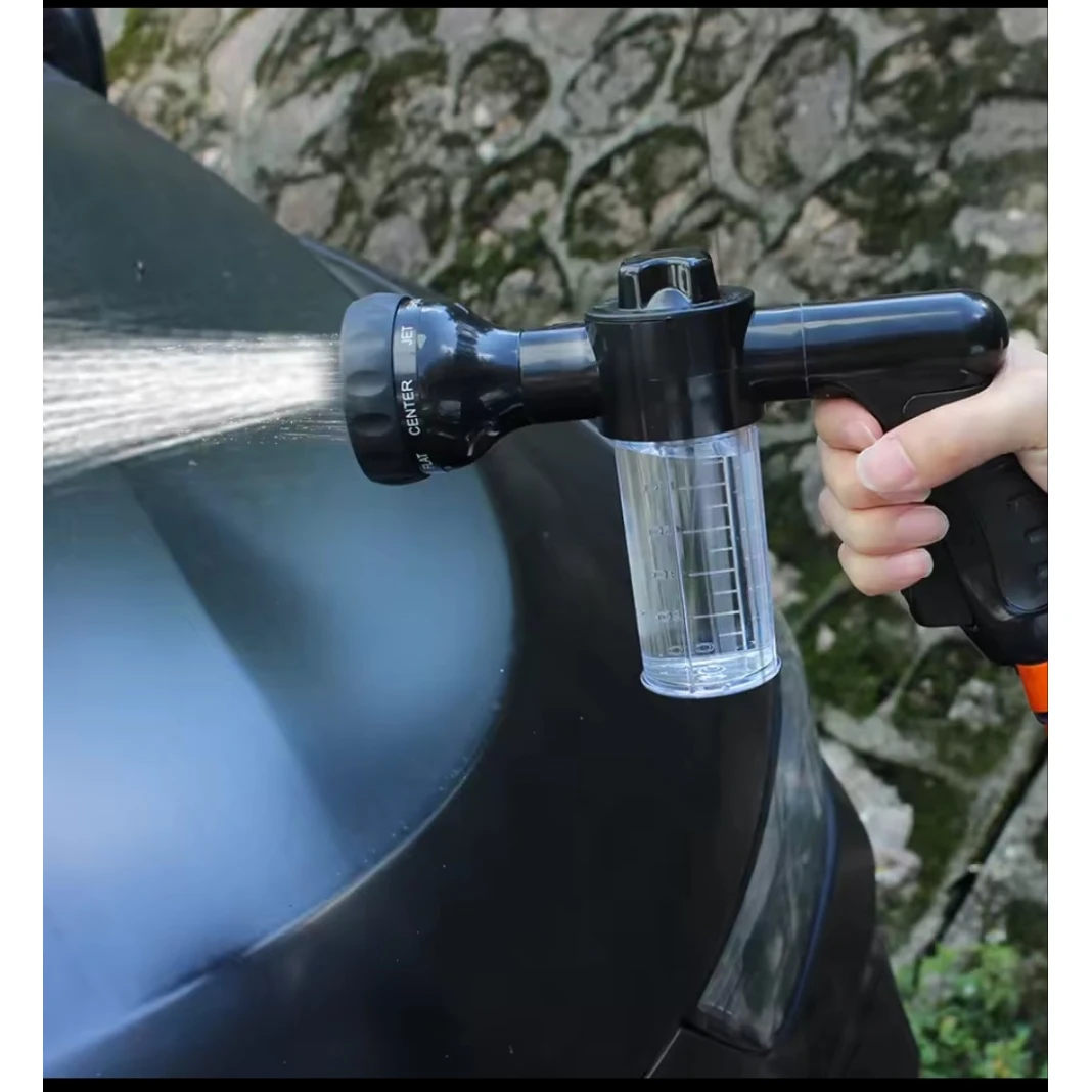 Multifunctional Portable Water Gun with 8 Spray Patterns Car wash Car Wash Solutions