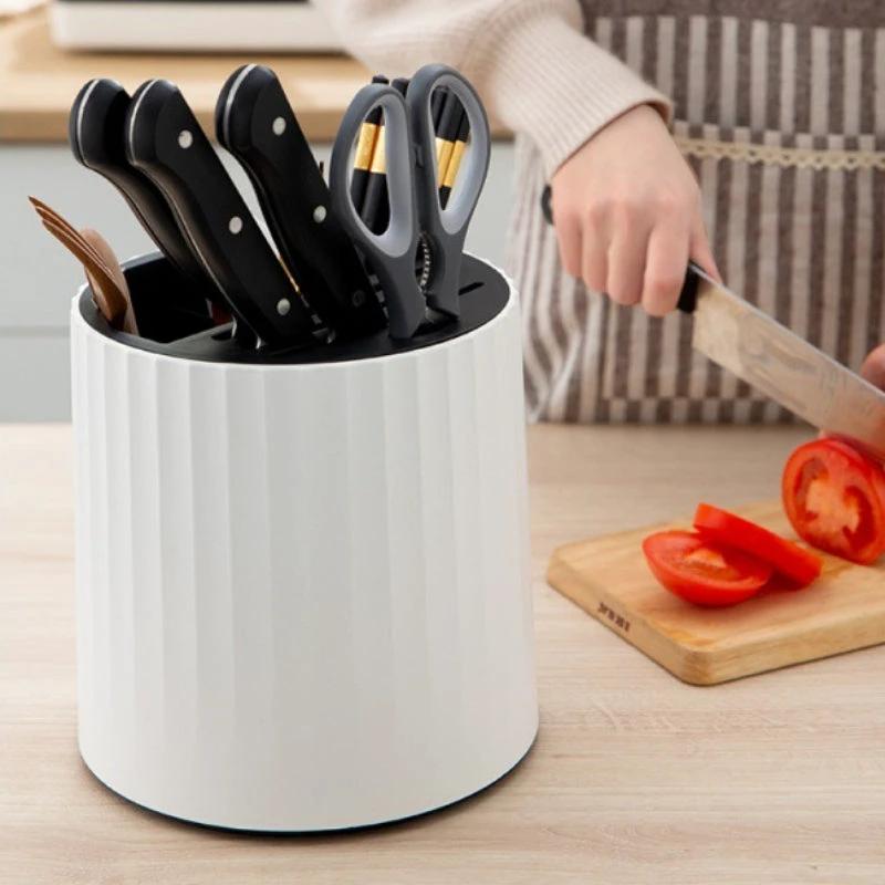Multifunctional Rotatable Cutlery Organizer Kitchen Accessories Kitchen Knives