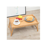 Multipurpose Foldable Bamboo Bed Tray | Laptop Desk | Breakfast-in-Bed Serving Tray | Ideal For Working, Reading, Or Browsing In Bed Or On The Sofa