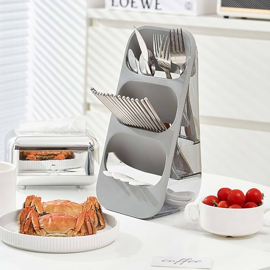 Multipurpose Spoon, Fork, Knives Cutlery Organizers & Makeup Brush Holder