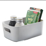 Multipurpose Storage Baskets Grey, Durable and Versatile Organizers for Home and Office Storage Containers