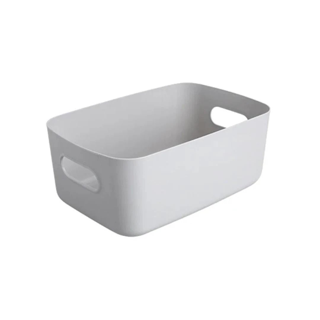 Multipurpose Storage Baskets Grey, Durable and Versatile Organizers for Home and Office Storage Containers