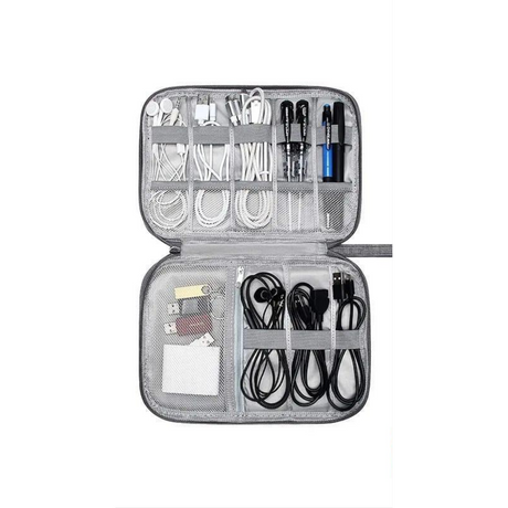 Multipurpose Waterproof Portable Cable Bag Organizer Storage Bag | Travel | Office | Home | Multiple Colors