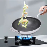 NEW Antiscalding Stainless Steel 26cm Pan for Shallow Frying Cookware Frying Pans